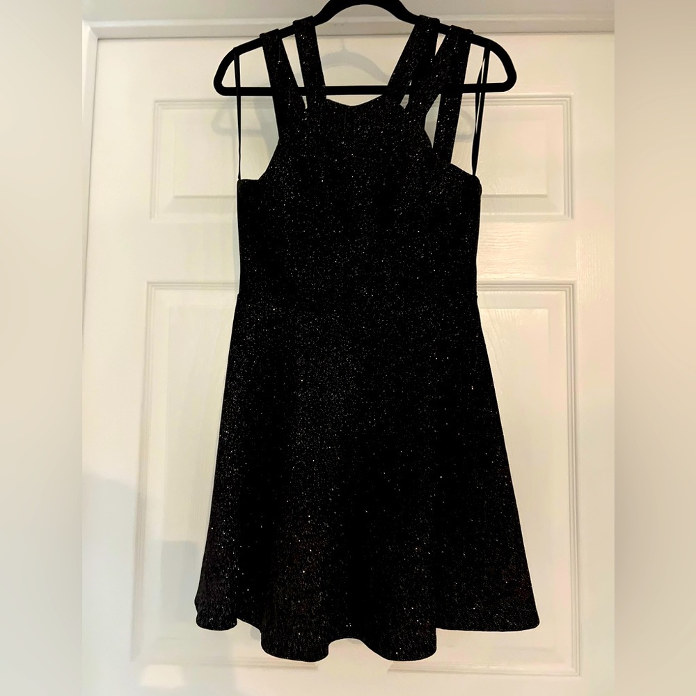 Black Shimmery Party Dress